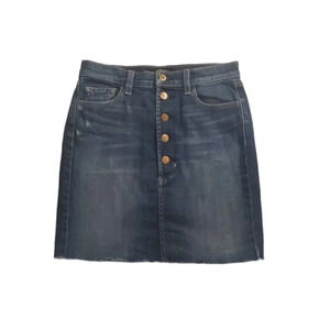 J Brand Rosalie Skirt Isolated EUC mini skirt raw hem Sz 25
